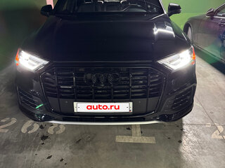 2020 Audi Q7 45 TFSI II (4M) Рестайлинг, чёрный, 4200000 рублей, вид 2