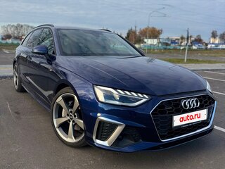 2022 Audi A4 40 TDI V (B9) Рестайлинг, синий, 4500000 рублей, вид 4
