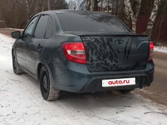 2015 Lada (ВАЗ) Granta I, серый, 350000 рублей - вид 25