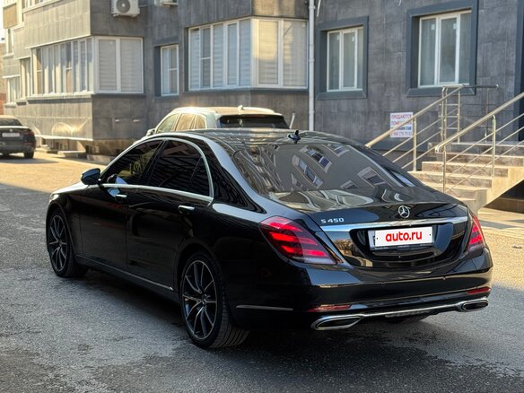 2018 Mercedes-Benz S-Класс 450 Long VI (W222, C217) Рестайлинг, чёрный, 4500000 рублей - вид 4
