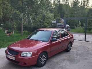 2005 Hyundai Accent ТагАЗ II, красный, 250000 рублей, вид 2