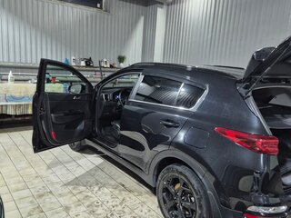 2022 Kia Sportage IV Рестайлинг, чёрный, 2900000 рублей, вид 5