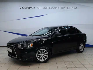 2012 Mitsubishi Lancer X Рестайлинг, чёрный, 820000 рублей, вид 1