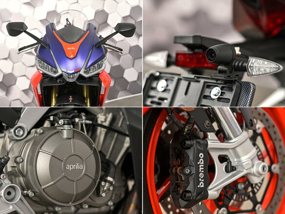 2022 Aprilia RS 660, синий, 1169000 рублей - вид 9