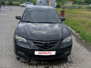2008 Mazda 3 I (BK) Рестайлинг, чёрный, 600000 рублей, вид 1