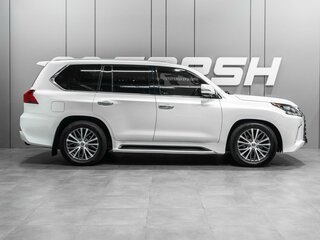 2019 Lexus LX 570 III Рестайлинг 2, белый, 9000000 рублей, вид 5
