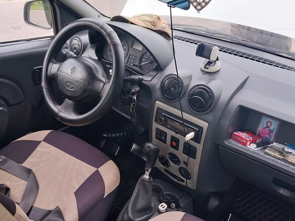 2007 Renault Logan I, белый, 260000 рублей - вид 5
