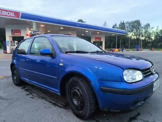 1998 Volkswagen Golf IV, синий, 270000 рублей, вид 1