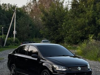 2018 Volkswagen Polo V Рестайлинг, чёрный, 1250000 рублей, вид 3