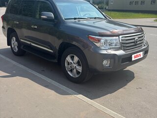 2012 Toyota Land Cruiser 200 Series Рестайлинг 1, серый, 2800000 рублей, вид 3