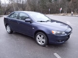 2008 Mitsubishi Lancer X, синий, 950000 рублей, вид 2