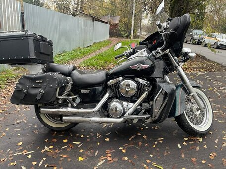 2004 Kawasaki VN1500 Vulcan, зелёный, 620000 рублей, вид 2