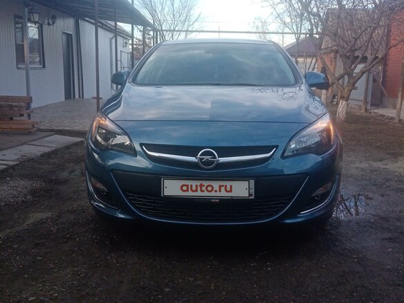 2013 Opel Astra J Рестайлинг, синий, 1100000 рублей - вид 3