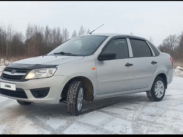 2016 Lada (ВАЗ) Granta I, серый, 370000 рублей - вид 4