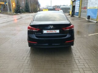 2016 Hyundai Elantra VI (AD), чёрный, 1600000 рублей, вид 2