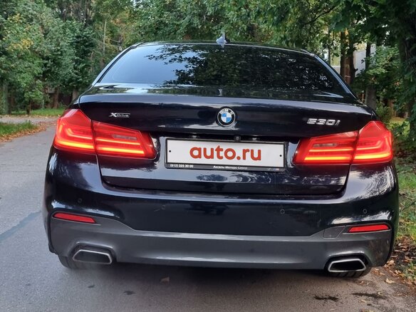 2018 BMW 5 серии 530i xDrive VII (G30/G31/G38), чёрный, 3120000 рублей - вид 5
