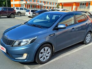 2013 Kia Rio 4-speed III, голубой, 1180000 рублей, вид 2