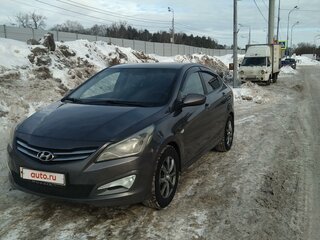 2014 Hyundai Solaris I Рестайлинг, серый, 750000 рублей, вид 3