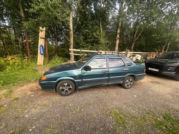 2002 Lada (ВАЗ) 2115, зелёный, 140000 рублей - вид 4