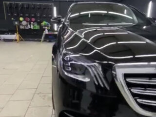 2018 Mercedes-Benz S-Класс 350 d Long VI (W222, C217) Рестайлинг, чёрный, 6500000 рублей, вид 3