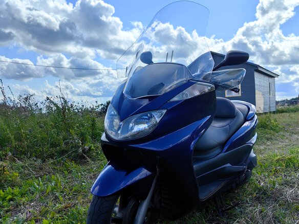 2004 Yamaha Majesty 400, синий, 240000 рублей - вид 5