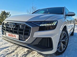 2021 Audi Q8 45 TDI I (4M), белый, 7790000 рублей, вид 2