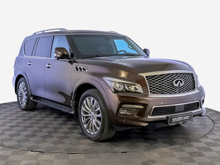 2017 Infiniti QX80 I Рестайлинг, коричневый, 3190000 рублей, вид 3