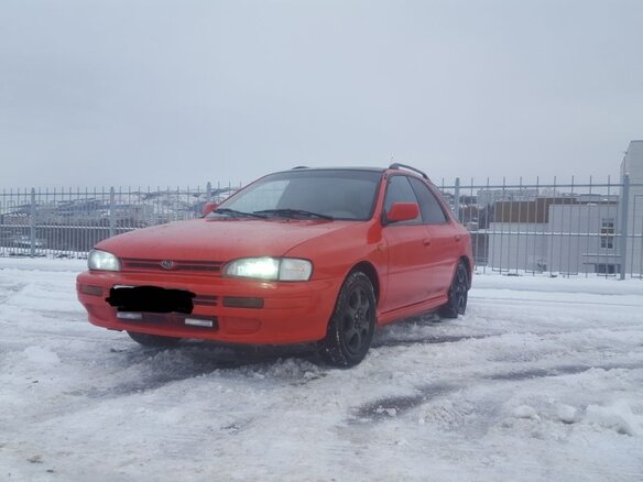 1994 Subaru Impreza I, красный, 333000 рублей - вид 8