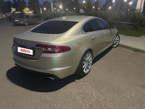 2008 Jaguar XF I, золотистый, 1050000 рублей - вид 3