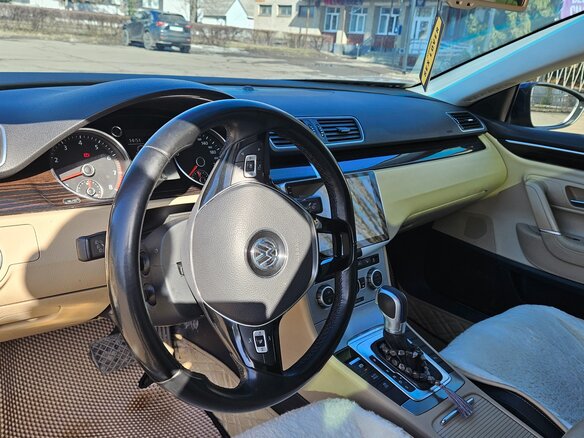 2013 Volkswagen Passat CC I Рестайлинг, синий, 1500000 рублей - вид 5