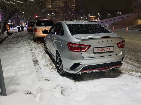 2019 Lada (ВАЗ) Vesta Sport I, серебристый, 1400000 рублей - вид 1