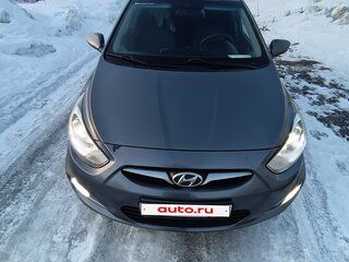 2012 Hyundai Solaris I, чёрный, 580000 рублей, вид 2