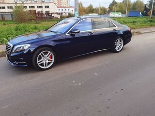 2016 Mercedes-Benz S-Класс 400 Long VI (W222, C217), синий, 4000000 рублей, вид 2