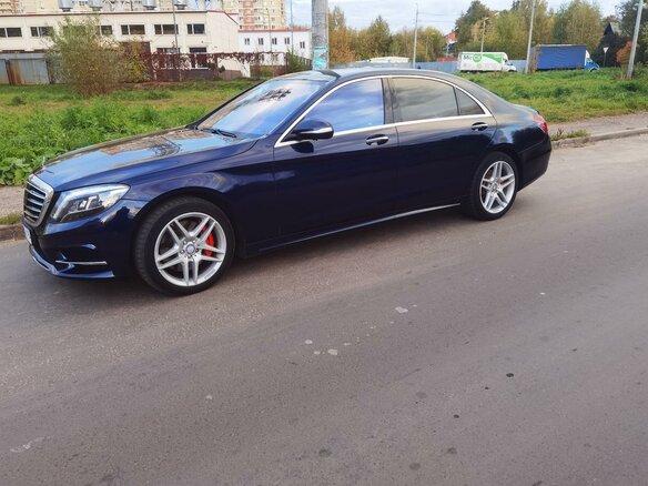 2016 Mercedes-Benz S-Класс 400 Long VI (W222, C217), синий, 4000000 рублей - вид 1