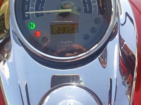 2010 Honda VT 1300CS Sabre, красный, 620000 рублей, вид 2
