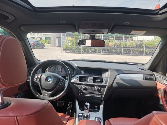 2012 BMW X3 28i xDrive II (F25), синий, 1900000 рублей - вид 12