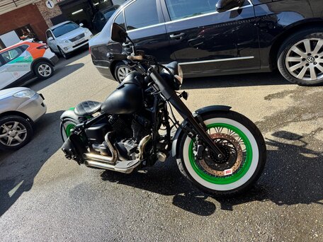 2002 Yamaha XVS650 Drag Star, чёрный, 390000 рублей, вид 1