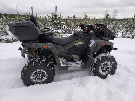 2019 Stels ATV-650 Guepard Trophy, серый, 740000 рублей, вид 3