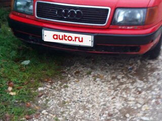 1991 Audi 100 IV (C4), красный, 220000 рублей, вид 3