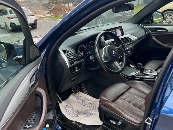 2019 BMW X4 30d II (G02), синий - вид 7
