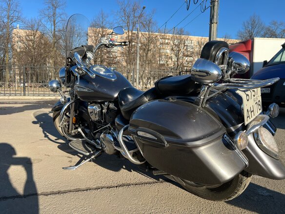 2008 Yamaha XV 1700 Road Star, серый, 850000 рублей - вид 14