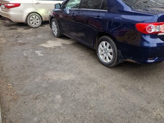 2011 Toyota Corolla X (E140, E150) Рестайлинг, синий, 1500000 рублей, вид 4