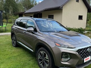 2018 Hyundai Santa Fe IV, коричневый, 2100000 рублей, вид 3