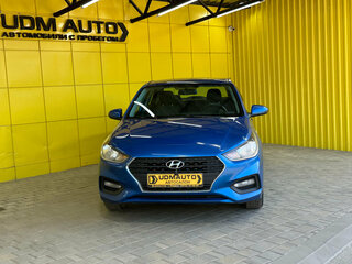 2017 Hyundai Solaris II, синий, 890000 рублей, вид 2