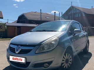 2007 Opel Corsa D, голубой, 450000 рублей, вид 1