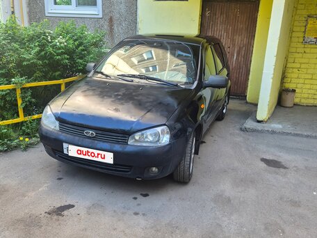 2010 Lada (ВАЗ) Kalina I, чёрный, 150000 рублей, вид 1