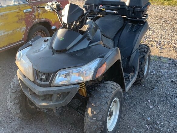 2012 Sym QuadLander, чёрный, 90000 рублей
