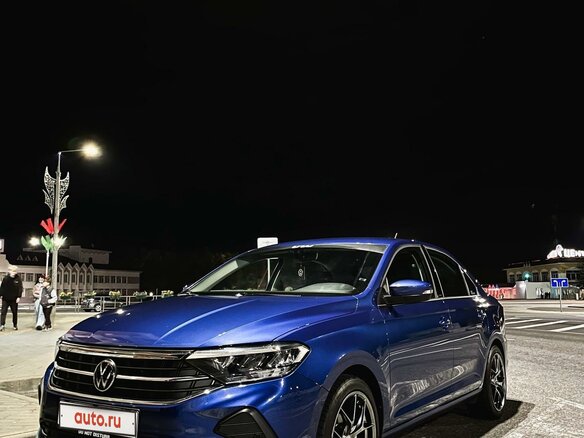 2020 Volkswagen Polo VI, синий, 1800000 рублей - вид 5