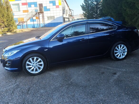 2010 Mazda 6 II (GH) Рестайлинг, синий - вид 5