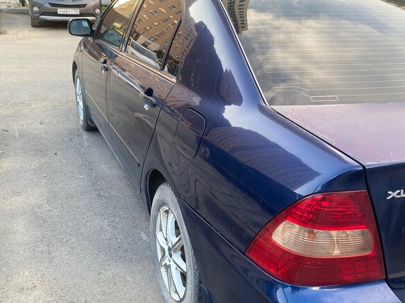 2001 Toyota Corolla IX (E120, E130), синий, 425000 рублей - вид 2